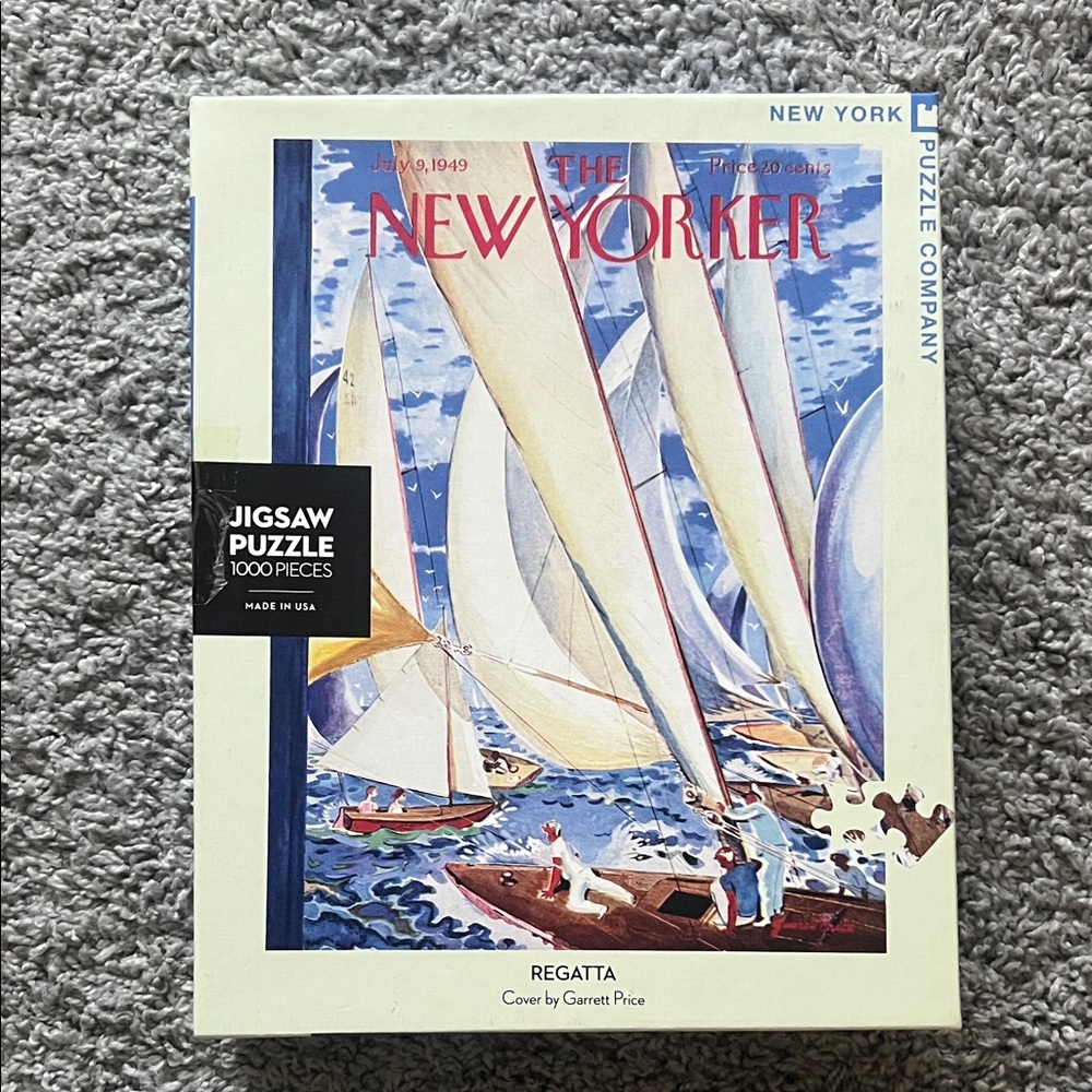 The New Yorker Regatta 1000-Piece Jigsaw Puzzle by NYPC